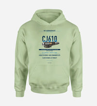 Thumbnail for CJ610 design on light green hoodie single side