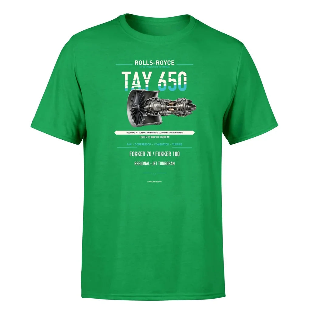 TAY 650 design on green single side