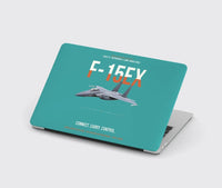 Thumbnail for F-15EX Eagle II Connect Carry Control design on turquoise MacBook case