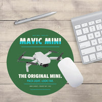 Thumbnail for DJI Mavic Mini design on green round mouse pad