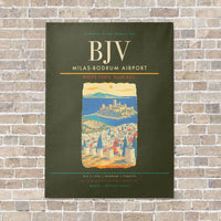 Thumbnail for Milas-Bodrum Airport BJV - Canvas No Frame - Green Army