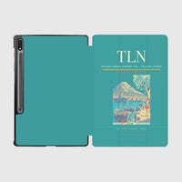 Thumbnail for Toulon-Hyères Airport (TLN) design on turquoise samsung tablet tablet case