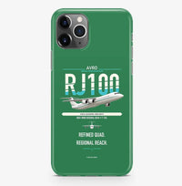 Thumbnail for Avro RJ100 design on green magsafe iphone case, for iPhone Pro Max