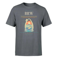 Thumbnail for Wiley Post–Will Rogers Memorial Airport (BRW) T-Shirt single-side front print in Gray | wiley-postwill-rogers-memorial-airport-brw-double-side-t-shirt