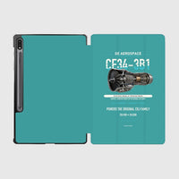 Thumbnail for CF34-3B1 design on turquoise samsung tablet tablet case