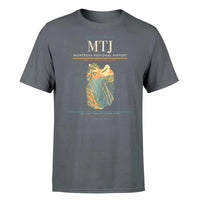 Thumbnail for Montrose Regional Airport (MTJ) T-Shirt single-side front print in Gray | montrose-regional-airport-mtj-double-side-t-shirt