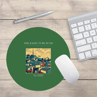Thumbnail for VINTAGE G4414 - The Radio Tube Rush - Designed Mouse Pads design on green round