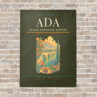 Thumbnail for Adana Sakirpasa Airport ADA - Canvas No Frame - Green Army