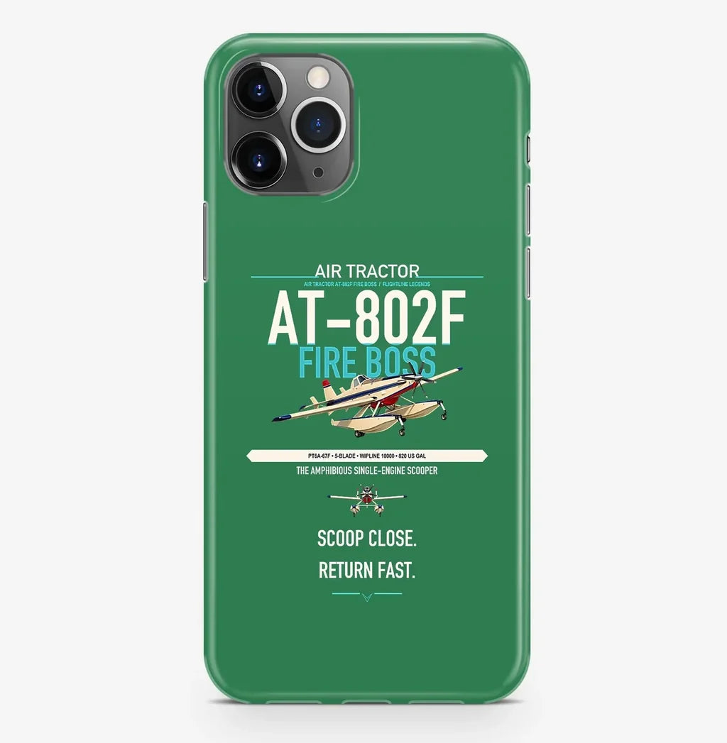 Air Tractor AT-802F Fire Boss design on green magsafe iphone case, for iPhone Pro Max