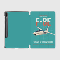 Thumbnail for F-8E Crusader design on turquoise samsung tablet tablet case