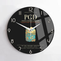 Thumbnail for Punta Gorda Airport PGD Wall-Clock No-Frame - Black