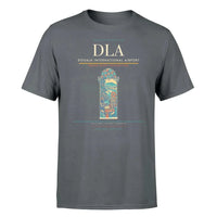 Thumbnail for Douala International Airport (DLA) T-Shirt single-side front print in Gray | douala-international-airport-dla-double-side-t-shirt