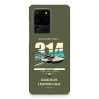 Thumbnail for Boeing 314 Clipper design on samsung case - green army