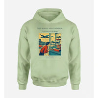 Thumbnail for VINTAGE G4381 - The Model Shop Window - Premium Hoodie design on lightgreen premium