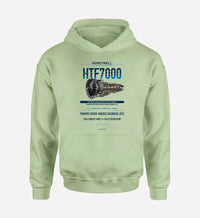 Thumbnail for HTF7000 design on light green hoodie single side