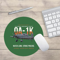 Thumbnail for OA-1K Skyraider II Armed Overwatch design on green round mouse pad
