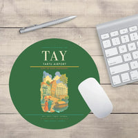 Thumbnail for Tartu Airport (TAY) design on green round mouse pad