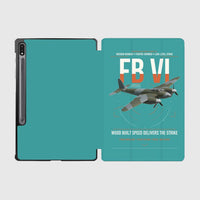 Thumbnail for de Havilland Mosquito FB VI design on turquoise samsung tablet tablet case