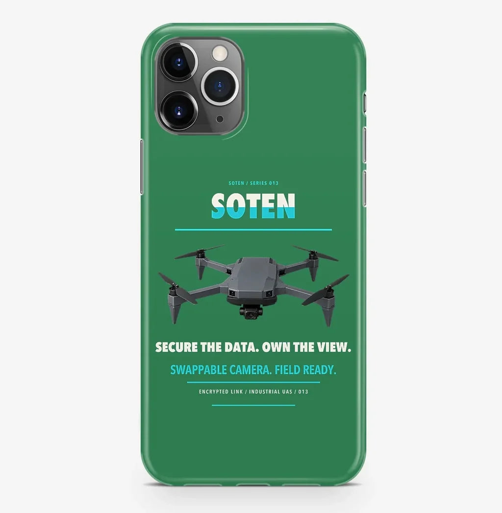 ACSL SOTEN Case ProMax design on green iphone case promax