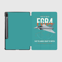 Thumbnail for Eurofighter Typhoon FGR4 design on turquoise samsung tablet tablet case