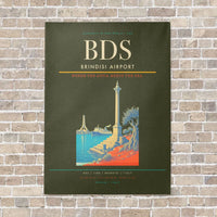 Thumbnail for Brindisi Airport BDS - Canvas No Frame - Green Army