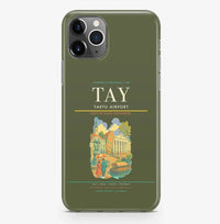 Thumbnail for Tartu Airport (TAY) design on green army iPhone 16 Pro MagSafe case