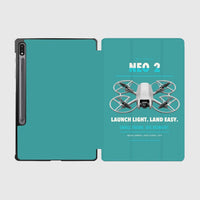 Thumbnail for DJI Neo 2 design on turquoise samsung tablet tablet case