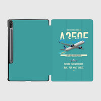Thumbnail for Airbus A350F design on turquoise samsung tablet tablet case