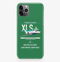 Thumbnail for Cessna Citation XLSPlus design on green magsafe iphone case, for iPhone Pro Max