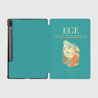 Thumbnail for Eagle County Regional Airport (EGE) design on turquoise samsung tablet tablet case
