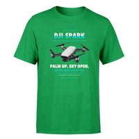 Thumbnail for DJI Spark design on green single side