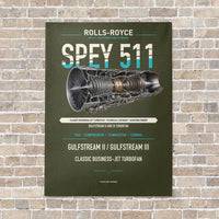Thumbnail for SPEY 511 vertical canvas print - no frame - green army background