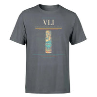 Thumbnail for Bauerfield International Airport (VLI) T-Shirt single-side front print in Gray | bauerfield-international-airport-vli-double-side-t-shirt