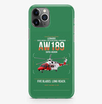 Thumbnail for Leonardo AW189 design on green magsafe iphone case, for iPhone Pro Max