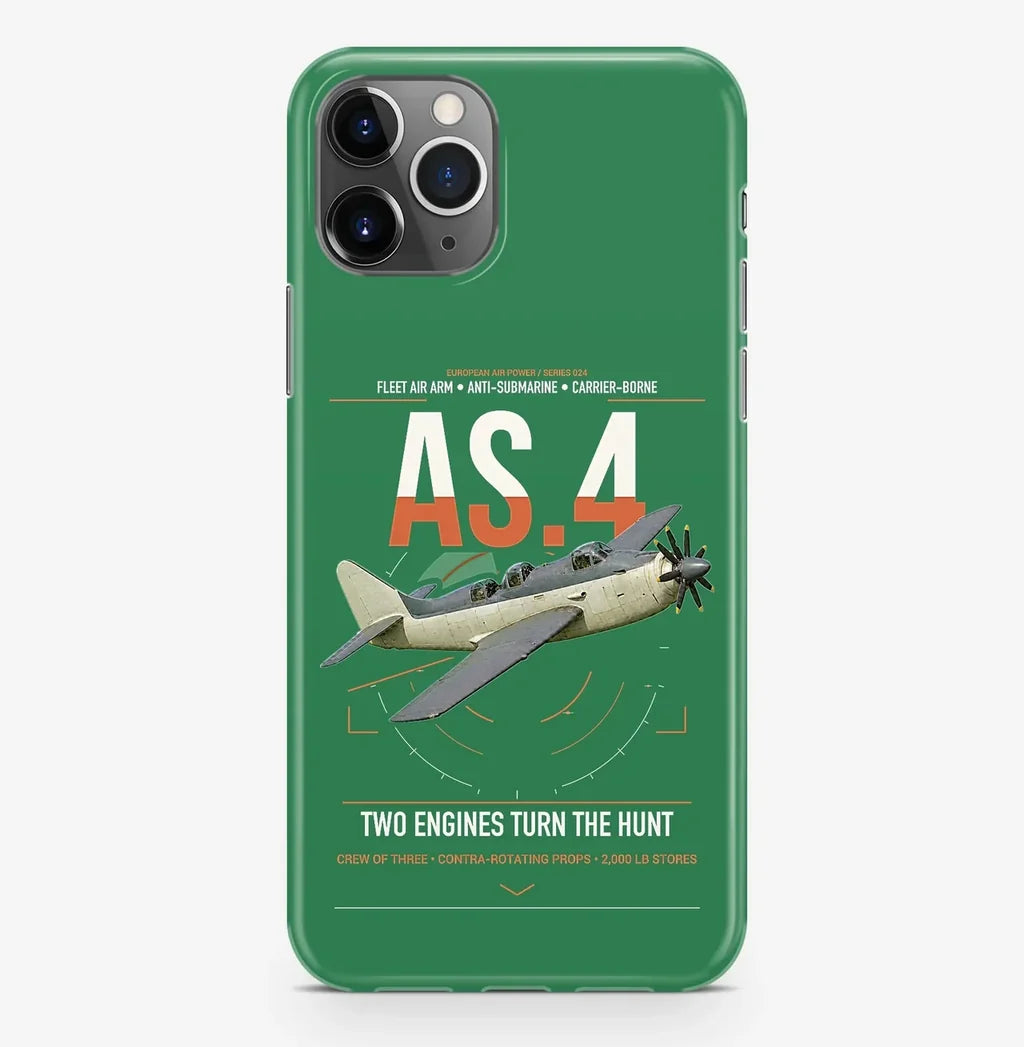 Fairey Gannet AS.4 design on green magsafe iphone case, for iPhone Pro Max