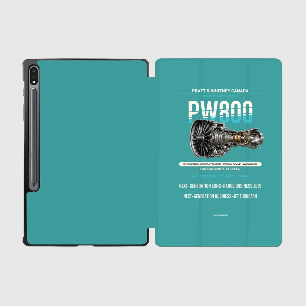 PW800 design on turquoise samsung tablet tablet case