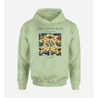 Thumbnail for VINTAGE G4139 - The Compass Rose - Premium Hoodie design on lightgreen premium