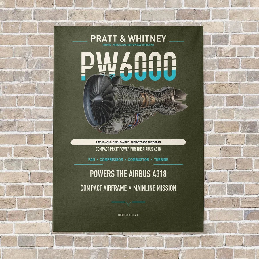 PW6000 vertical canvas print - no frame - green army background