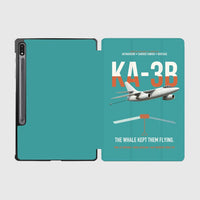 Thumbnail for KA-3B Skywarrior design on turquoise samsung tablet tablet case