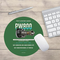 Thumbnail for PW800 design on green round mouse pad
