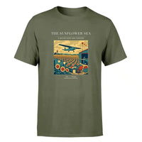 Thumbnail for VINTAGE G4391 - The Sunflower Sea - Premium T-Shirt design on greenarmy premium t shirt