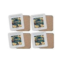 Thumbnail for The Wind Tunnel Model - Designed Coasters design on light gray 4-pieces-set