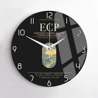 Thumbnail for Northwest Florida Beaches International Airport ECP Wall-Clock No-Frame - Black
