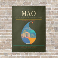 Thumbnail for Manaus - Eduardo Gomes International Airport MAO - Canvas No Frame - Green Army