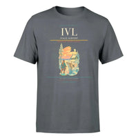 Thumbnail for Ivalo Airport (IVL) T-Shirt single-side front print in Gray | ivalo-airport-ivl-double-side-t-shirt