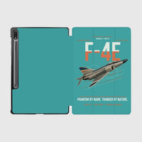 Thumbnail for F-4E Phantom II design on turquoise samsung tablet tablet case