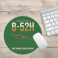 Thumbnail for B-52H Stratofortress design on green round mouse pad