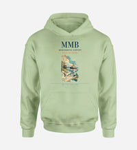 Thumbnail for Memanbetsu Airport (MMB) design on light green hoodie single-side print
