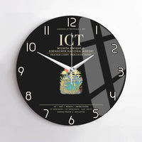 Thumbnail for Wichita Dwight D. Eisenhower National Airport ICT Wall-Clock No-Frame - Black