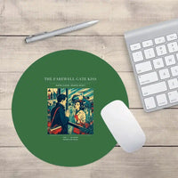 Thumbnail for VINTAGE G4380 - The Farewell Gate Kiss - Designed Mouse Pads design on green round